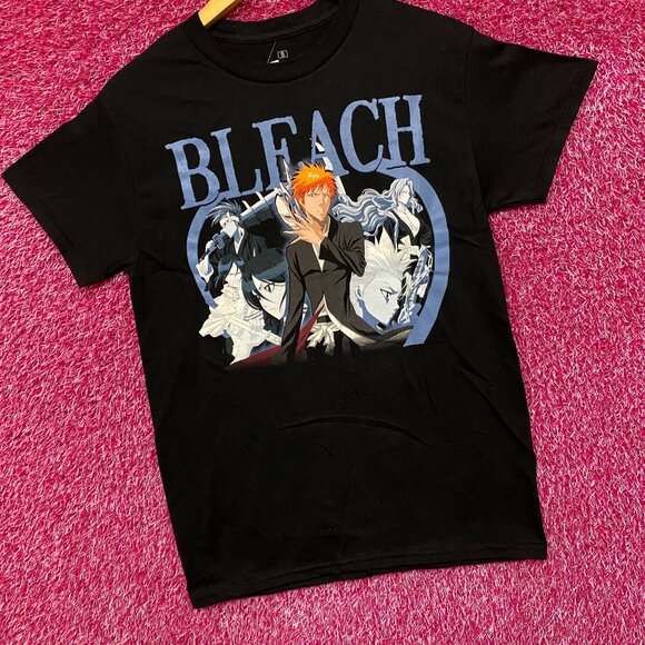 Bleach Ichigo Kurosaki Bankai and Hollow Mask Anime Graphic Design T-Shirt Small - Picture 3 of 4